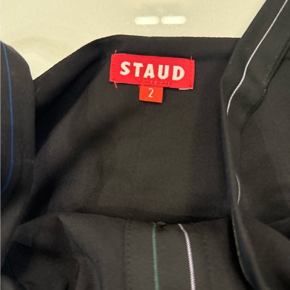 STAUD Tao Jumpsuit Rainbow Stripe Wide Leg. Size 2 - Picture 4 of 5